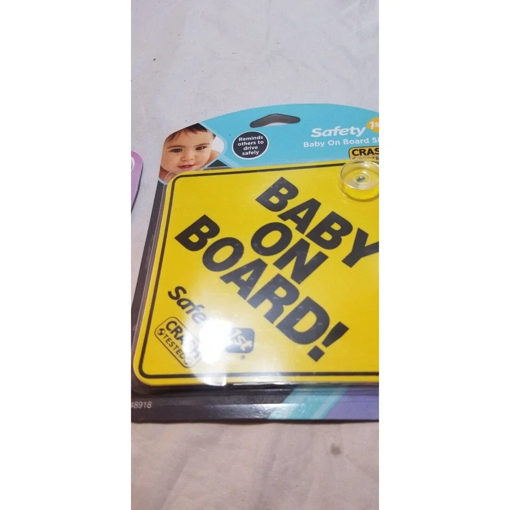 Baby on Board Signs w/ Suction Cup and Disney Princess On Board by Safety NEW